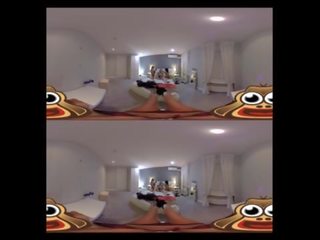 Vr porno horký lesbička orgie v 360