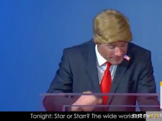 Donald drumpf keparat hillary clayton selama sebuah debate