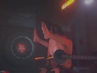 Lara croft i den orgasme maskin