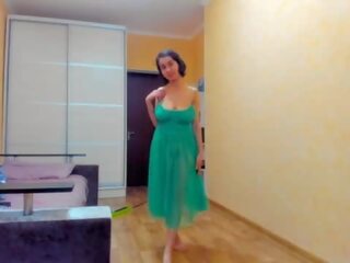 Glorious myla angyal -ban green transparent dress&excl;